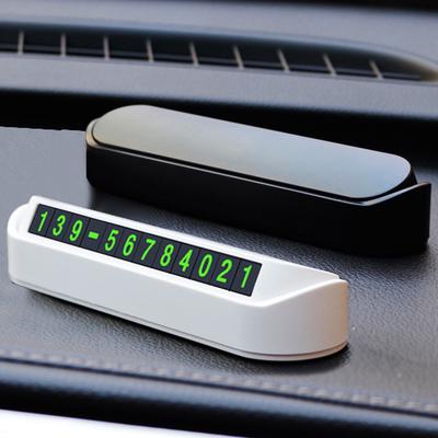Auto Temporäre Parkplatz Karte Telefonnummer Karte Platte Telefonnummer Parkplatz Stop Automobil Zubehör Auto-styling