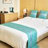 1 Stück Hotel Ferienwohnung Bettfahne Bettwäsche Leichter Luxus Einfarbig Bettende Handtuch Weich und Bequem Multifunktionales Staubdichtes Tuch Bettläufer