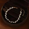 Women's Double Layer Gold-Plated Woven Pearl Bracelet - High-End Chinese Style Summer Accessory