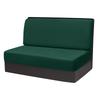 2pcs/set Velvet RV Chair Sofa Covers Luxury Elastic Dinette Sofa Seat Cushion Cover Removable Washable RV Camper Car Bench Cover