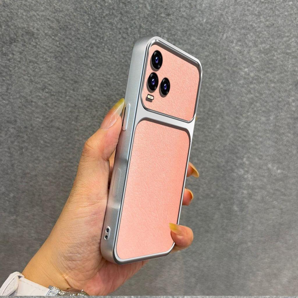 Luxury Faux Leather Case for Vivo Y33T,Y33s,Y21T,Y21s,Y21 Shockproof Big Window