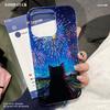 High End Brilliant Fireworks Glitter Powder Mobile Phone Case Suitable for IPhone16promax New Apple 15 Protective Case