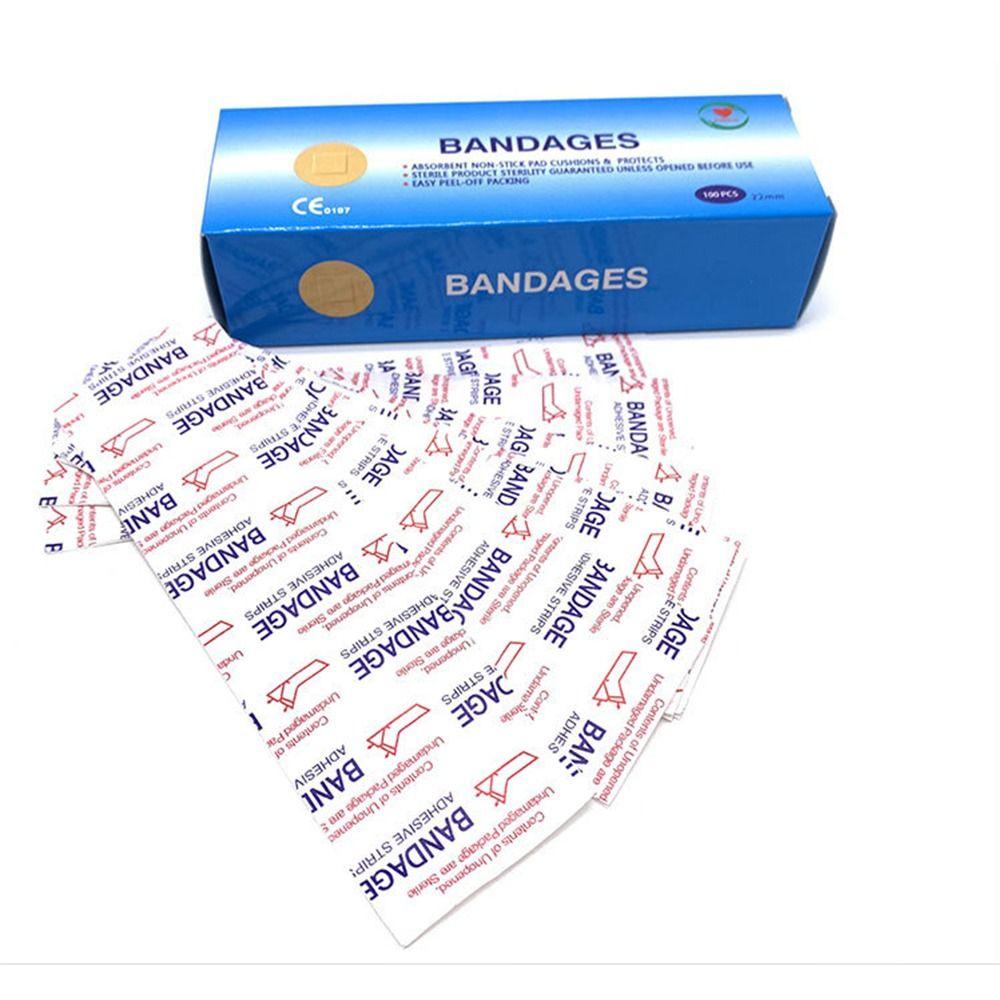100Pcs Breathable Transparent Sterile Tape Mini Wound First Fixation Tape  Wound Dressing