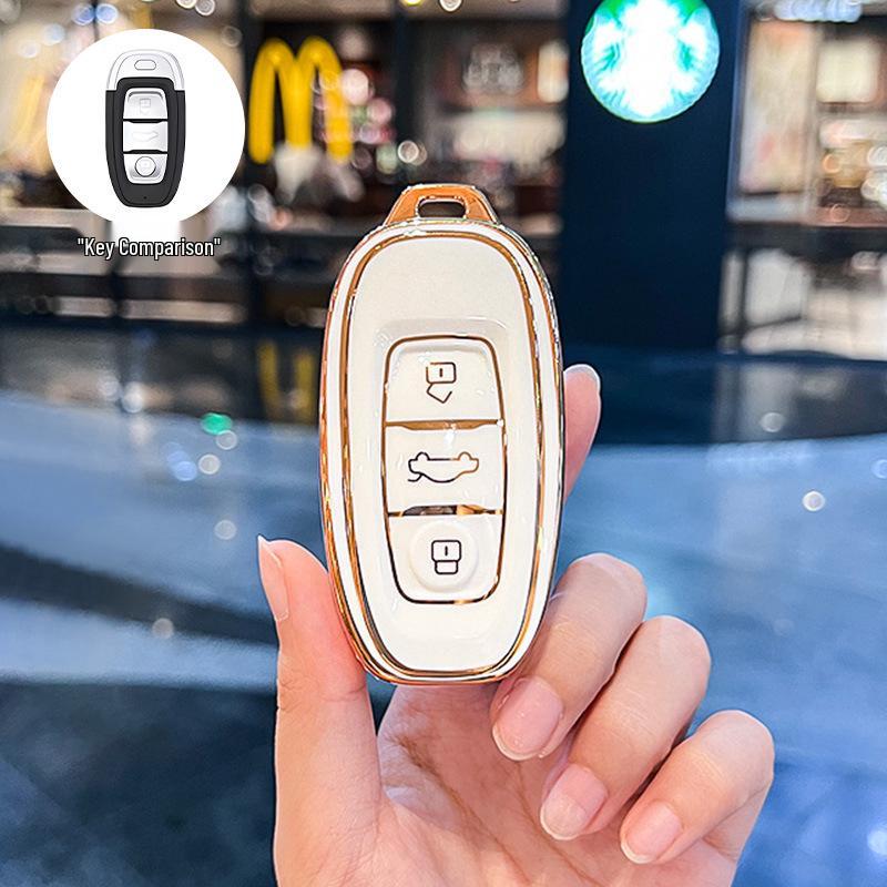 High-End Personalized Protective Shell for FAW Hongqi H7 Key - Stylish Unisex Design