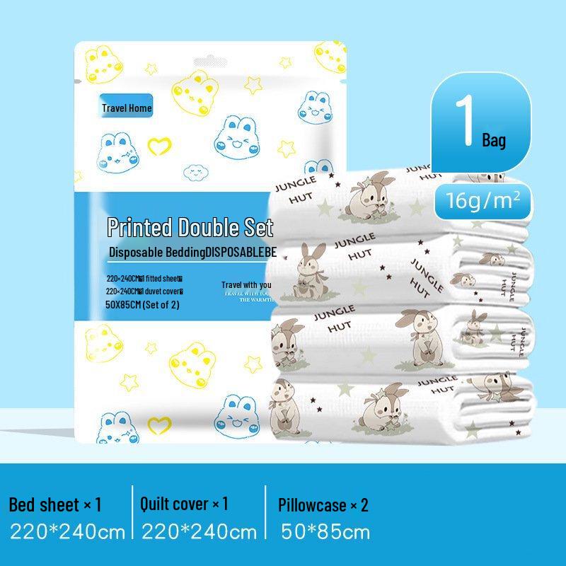 Disposable Hotel Travel Bedding Set