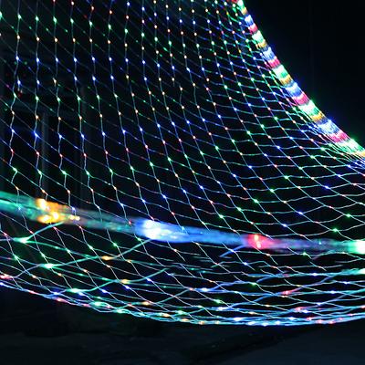 Netzlichter, Außennetz-Lichterkette, 192 LEDs, 3 x 2 Meter, 8 Modi mit 30 V sicherer Spannung für Weihnachts-, Hochzeits- und Gartendekorationen