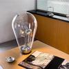 Italian Vintage Dimmable Table Lamp Magnetic LED Gravitational Chrome Design for Bedside Bedroom Study Desk Light Art Lighting