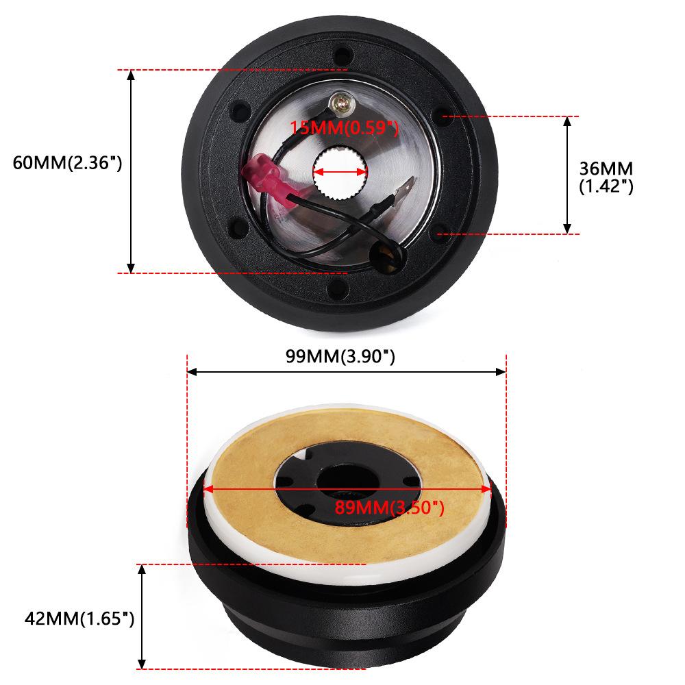 For TOYOTA MR2 CELICA SUPRA 120H Steering Wheel Short Hub Adapter