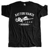Summer mens black tshirt Tops Summer  TShirt Hatori Hanzo Japanese Samurai Swords Kill Bill Katana New Cotton teeshirt