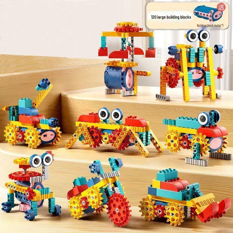 Electric Science Education Building Blocks - Children s Educational Toy for Ages 1-16 Large Block Science and Education Building Blocks