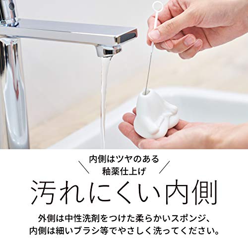 H Concept +d Flowerman Mini (seiza) D-902-SEI Single Flower Vase, Flower Vase, Flower Base, Interior Decor