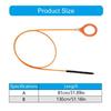 81cm/130cm Curved Pipe Drain Cleaner Brush Flexible Unclogger Tool For Car Sunroof Bathroom Sink And Kitchen Drainage