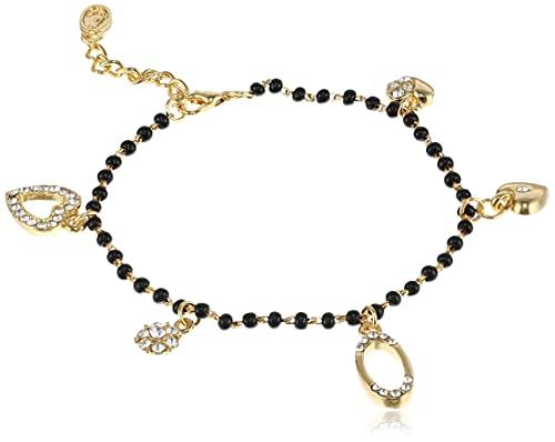 

Позолоченный женский браслет Estele Mangalsutra с 5 экзотическими элементами-шармами