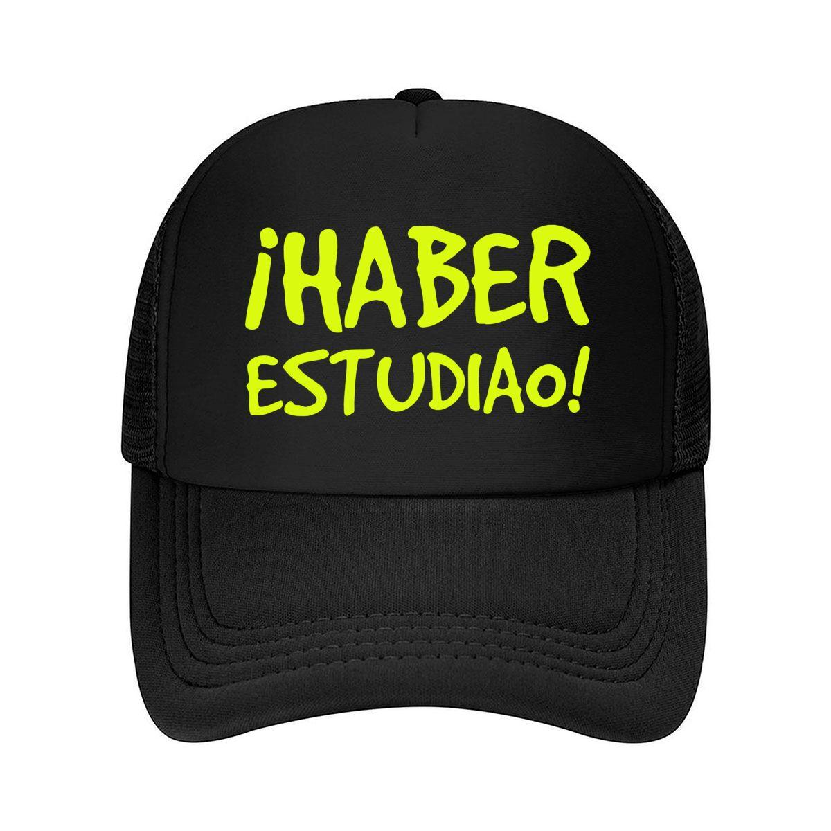 

iHaber Estudio Bold, Colorful Typography Graphic Art Mesh Baseball Cap One Size
