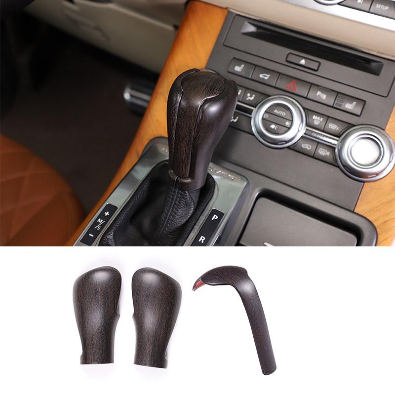 ABS Kohlefaser Für Land Rover Range Rover Vogue L322 Sport L320 RR Sport Auto Schaltknauf Abdeckung Aufkleber Autoinnenraum Zubehör