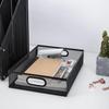 Metal Mesh Desk Organizers File Organizer with Handle Desk Drawer Organizer Tray School Office Supplies for Students