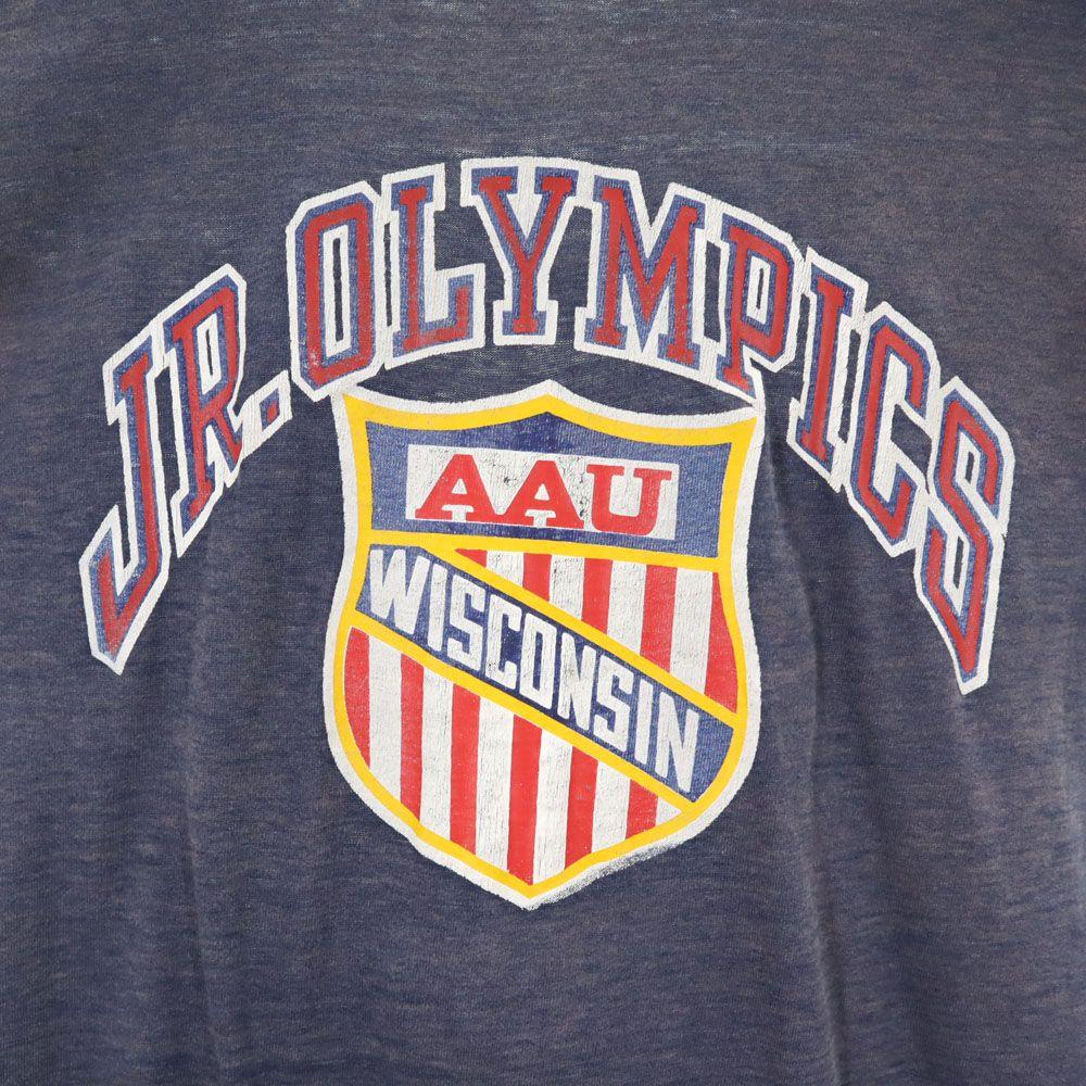 Champion 70s Vintage bar tag made in the USA Short sleeve trim T-shirt M Women Used