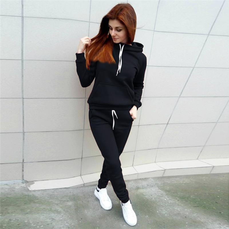 New women's clothing fleece sports suit women