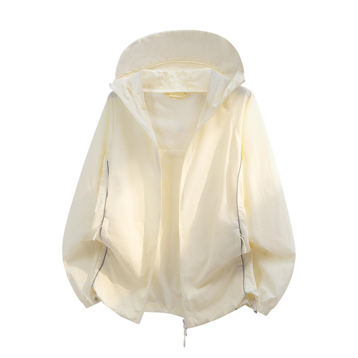 2026 Ultra-Light Breathable Ice Silk Sun Protection Jacket with Detachable Hood - Perfect for Summer Fishing S