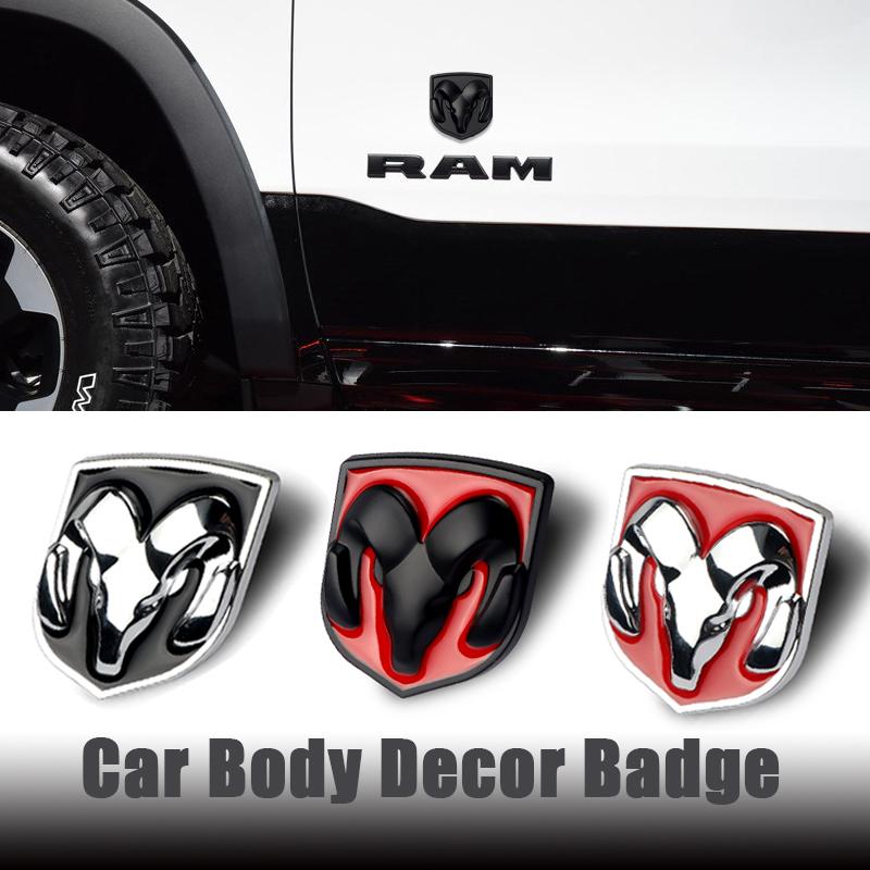 3D Metal Car Body Stickers Badge Decor Decals Auto Outside Accessories For Dodge Durango Caliber Dakota Neon SXT Nitro Ram Dart
