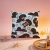 Funny Sausage Dog Print Cushion Cover Comfortable Durable Pillow Cover MultiScene for Home Office Car Sofa