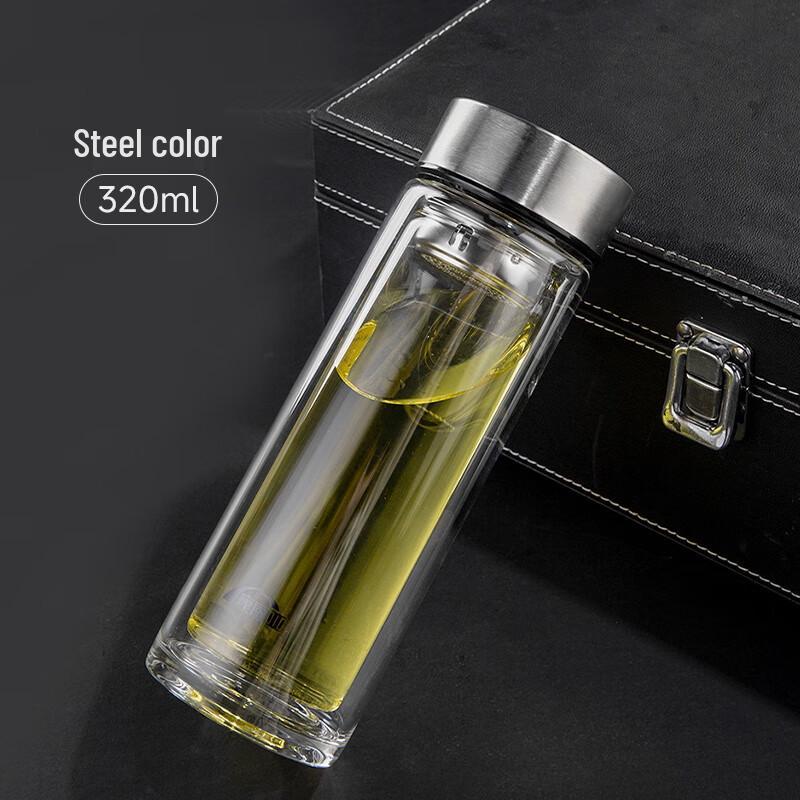 Kangchu Double-Layer Heat-Resistant Glass Cup