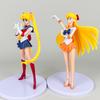 17cm 5pcs Cartoon Cute Girl Sailor Moon Anime Figure PVC Action Anime Figure Model Kawaii Doll Desktop Ornaments