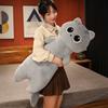 40100cm Big Eyes Cartoon Animal Plush Toy Stuffed Yellow Black Grey Cat Plushie Peluche Sleeping Long Leg Pillow Kids Present