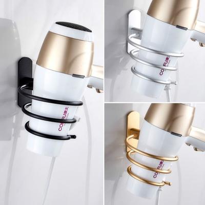 Haartrockner-Regal, Raum-Aluminium-Badezimmer-Wandhalter, Regal-Aufbewahrung