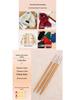 Circular Bamboo & Steel Knitting Needle Set for Hand Knitting Cowl & Cuff Projects
