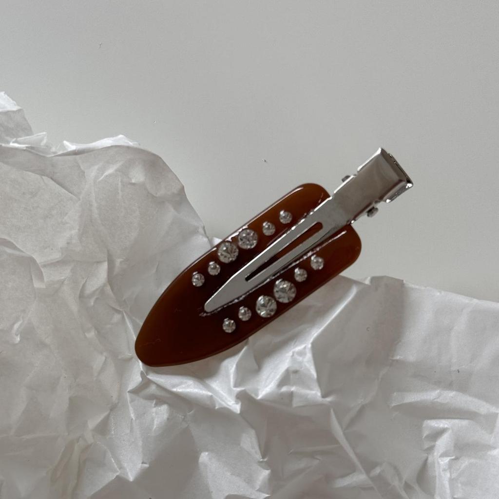 1PC New Korean Red Checkered Bow Pattern Hair Clip Cute Sweet Traceless Hairpin Duckbill Clip  Girl Hair Accessoires