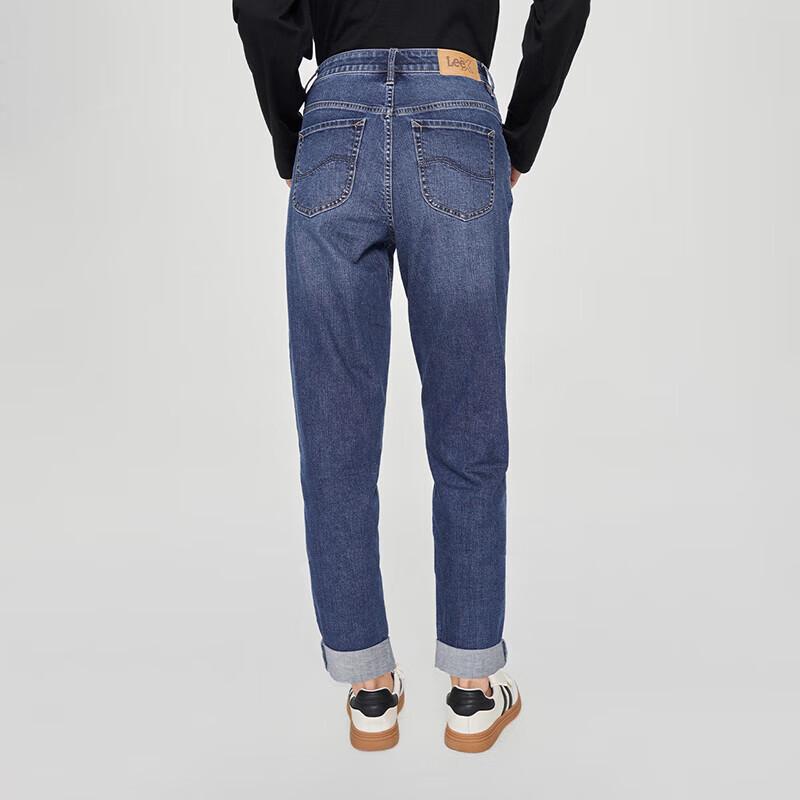 Lee 411 High-Waist Straight Leg Cooling Lightweight Jeans for Women