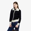 Women's Cable Zip-Up Cardigan AF420E-55NHDE