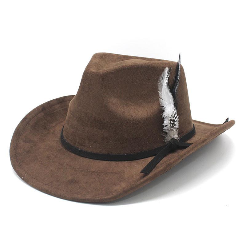 Style Felt Hat With Embroidered Tapestry And Wide Brim For Men And Women