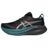 New GEL NIMBUS 27 Abrasion Resistant Breathable Low Top Long Distance Running Marathon Running Shoes Men's Black 1011C093-001