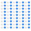2000Pcs 10Mm Pentagram Shape Confetti Sparkly Table Scatter for Festival Event Decoration Blue and Silver Pentagram Confetti