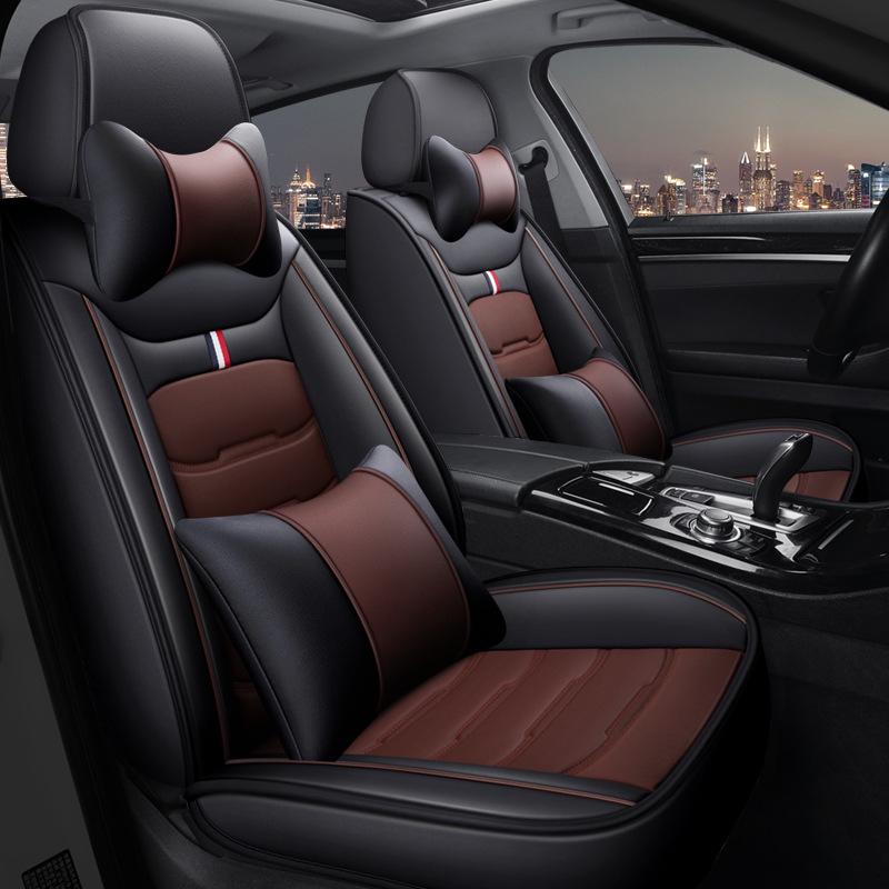 2021 Universal Full Leather Car Seat Cushion - Four Seasons