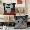 Anime Koala Creative Cartoon Pillow Case Pillowcase, Double-sided Printed, Sofa Cushion, Bedroom Headboard Pillow