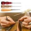YFFSFDC Leathercraft Tool Set for Hand Includes Waxed and Presser Foot for DIY Hand Sewing and Leather Cord Sewing 14-Piece Sewing, Thread, Needles,