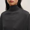 LESS 2026 Spring Mulberry Silk Half-High Collar Knit Sweater
