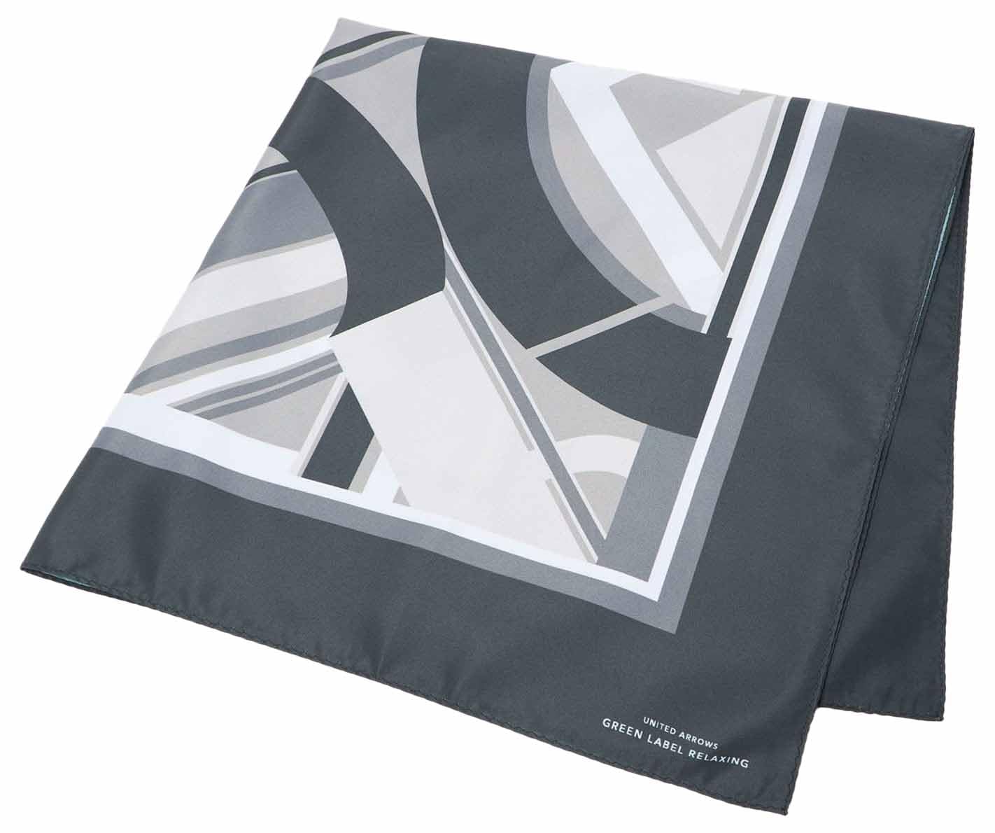 

United Arrows Green Label Relaxing GLR Square Large Scarf 31366000003 0900 BLACK(09) FREE