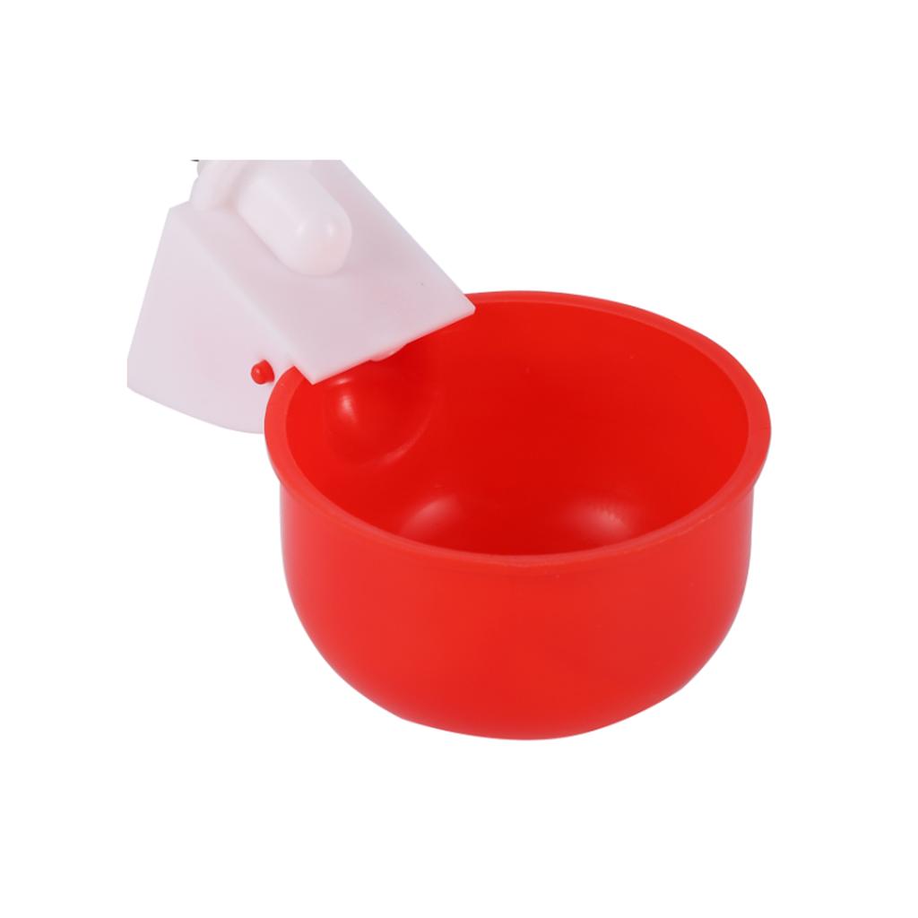 10Pcs Automatic Chicken Drinking Cup 9mm Thread Farm Goose Duck Poultry Drinking Bowls Plastic Water Dispenser Feeder Equipment