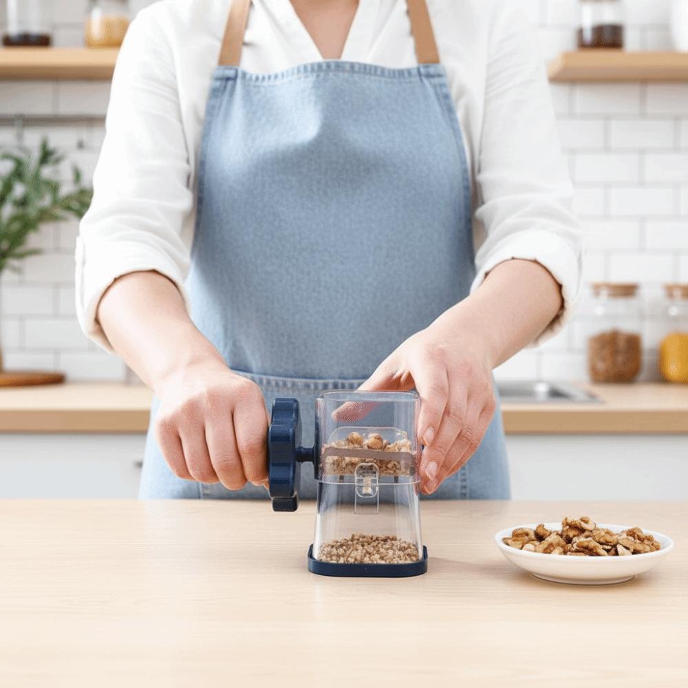 Hand Crank Hand Masher Multifunctional Fruit Crusher Nut Walnut Grinder  Food Preparation