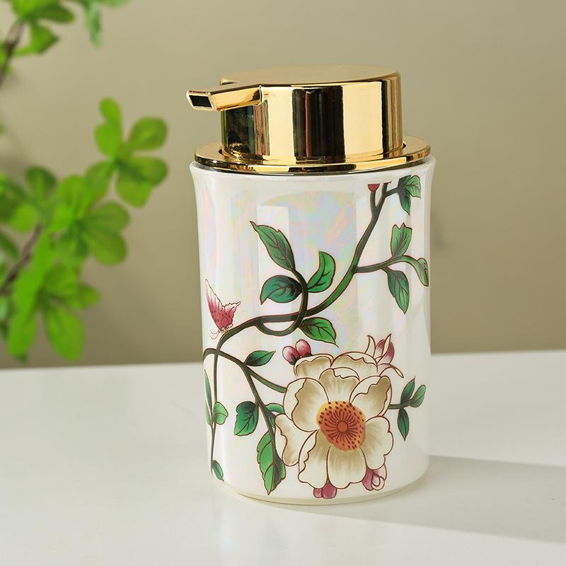 

300ml Foam soap dispenser hand sanitizer bottle ceramic mousse bubbler lotion sub bottle bubbler bathroom accessories