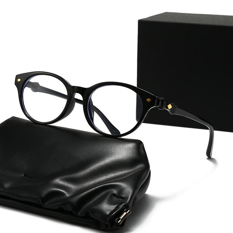 Japanese Medieval Glasses Female Bow Legs Small Oval Glasses Frame