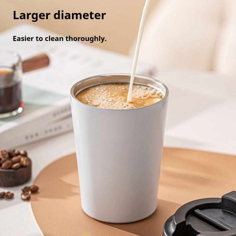 360ML Stainless Steel Coffee Mug Thermos Mug Car Insulated Cup Water Tumbler for Outdoor Sports Non-Slip Travel Vacuum Flask