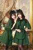 Clearstone Halloween Cosplay Western-Style Maid Mini Dress, Women's, Size M, Green