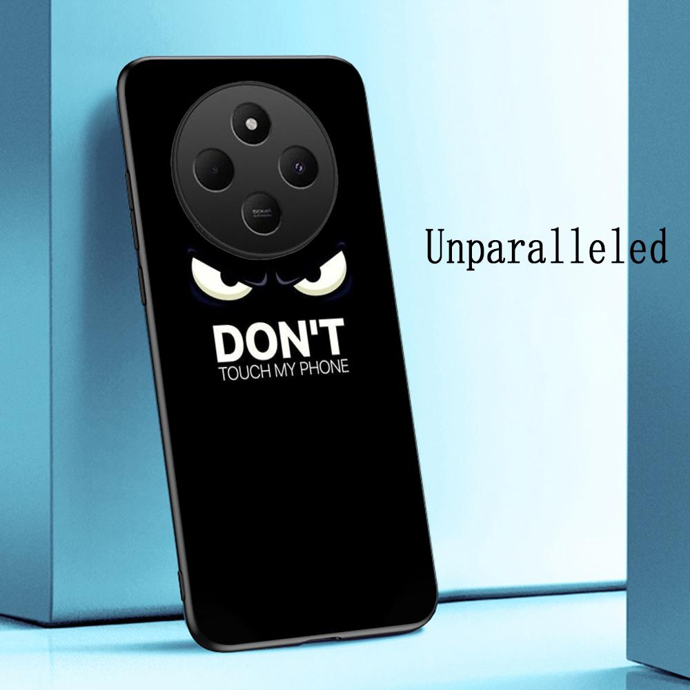 

Do not touch my phone ins Phone Case For Xiaomi Redmi 13C, 14C, Note14, 13, 12, 11, 10 Pro Plus S, Soft Black Phone Cover Redmi Note 11S 5G