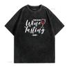Womens This Is My Wine Tasting T Shirt Wining Cork Red Vino Drinking Vintage Washed Soft Graphic Stretched Unisex Versatile
