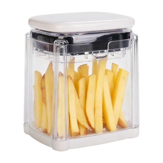 Vegetable Cutter French Fry Cutter Onion Slicer Potato Dicer with Sharp Blades Dishwasher Safe Anti-Slip Base Fruit Slicer